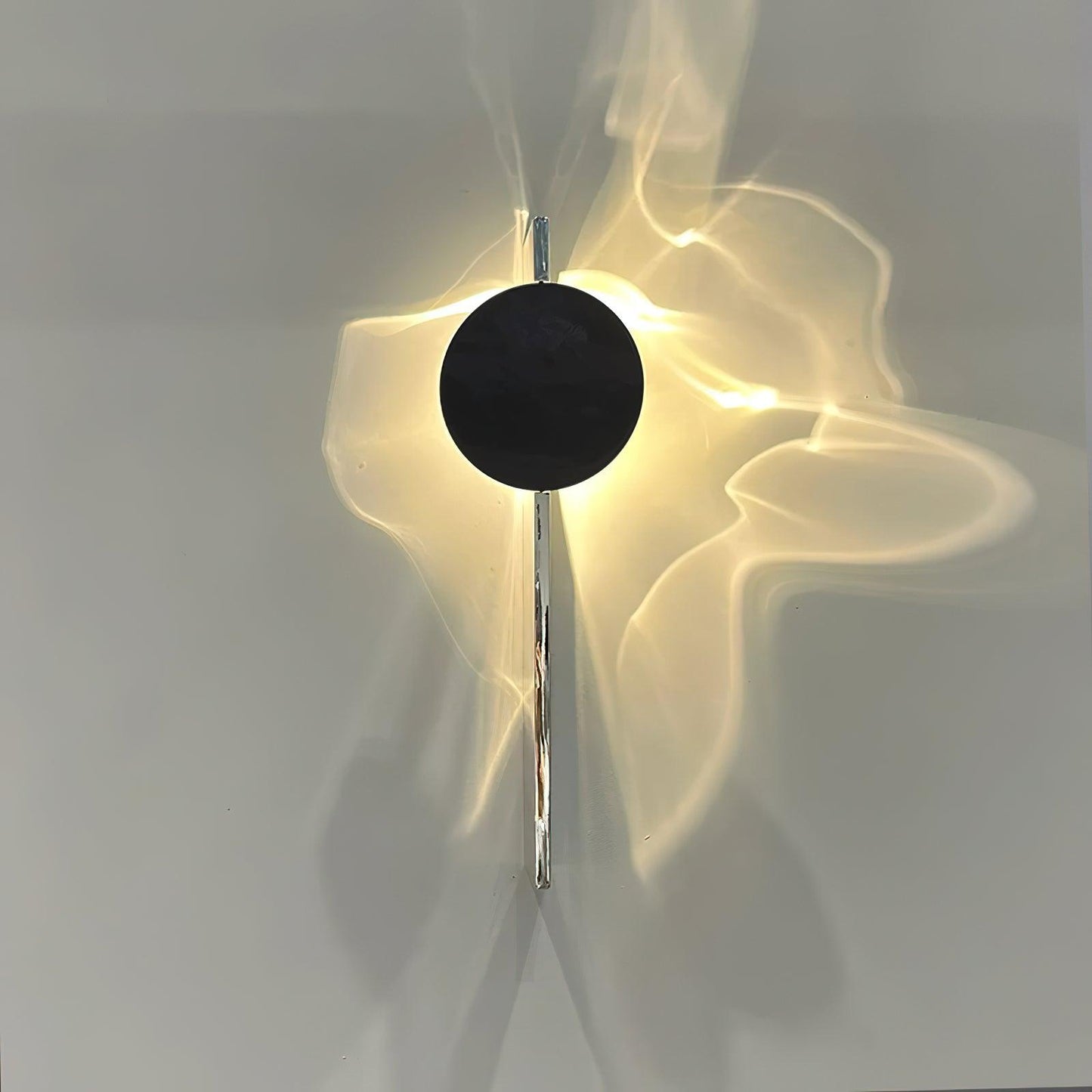 Wall Lamp Modern with Round Shade and Dramatic Light Shadow Effect