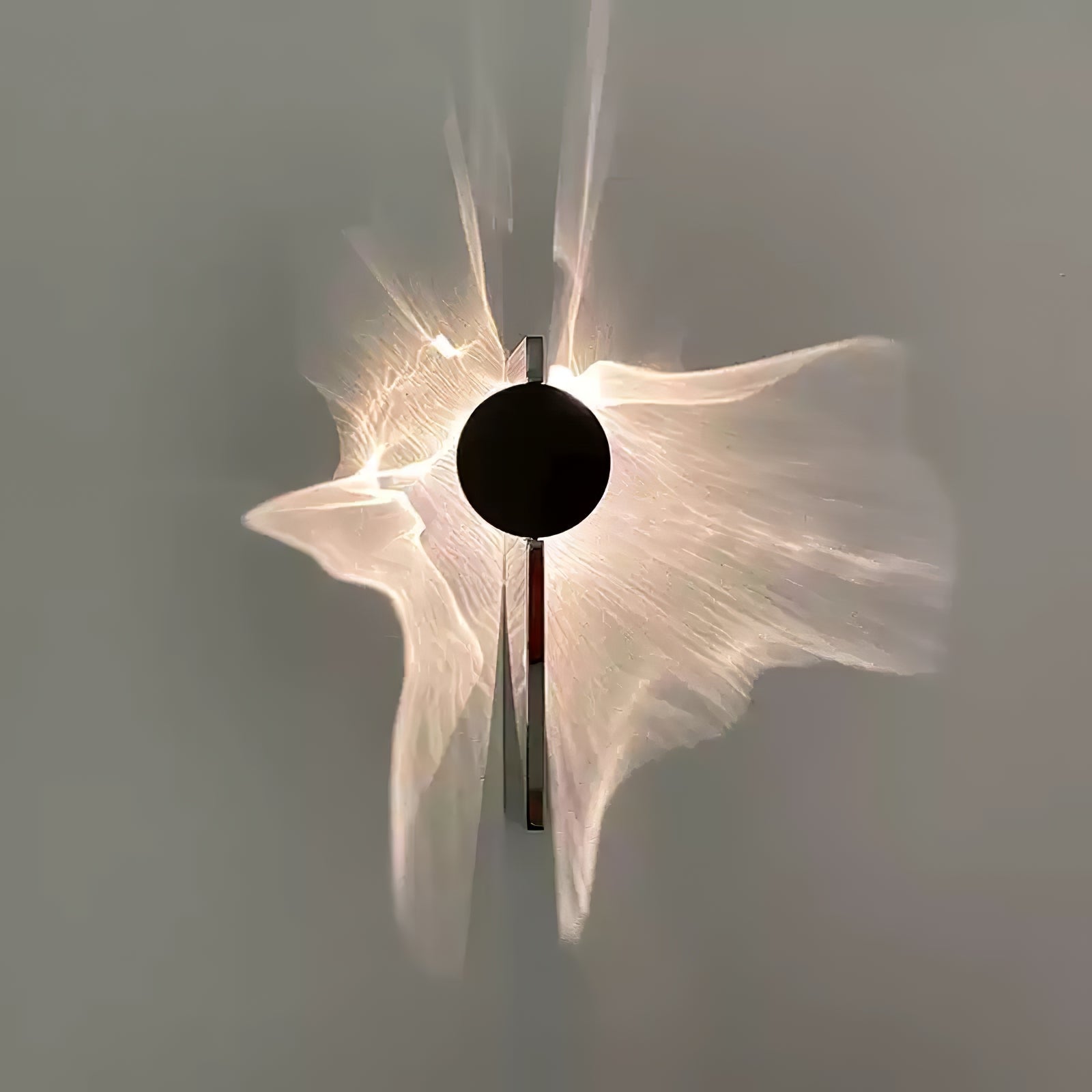 Wall Lamp Modern with Round Shade and Dramatic Light Shadow Effect
