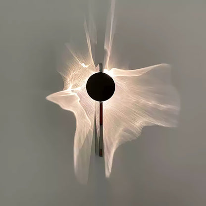 Wall Lamp Modern with Round Shade and Dramatic Light Shadow Effect