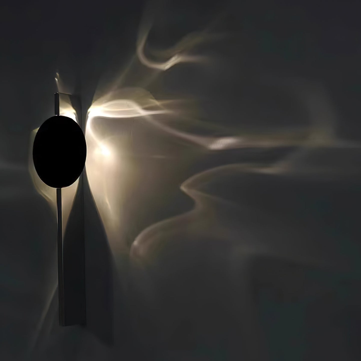 Wall Lamp Modern with Round Shade and Dramatic Light Shadow Effect