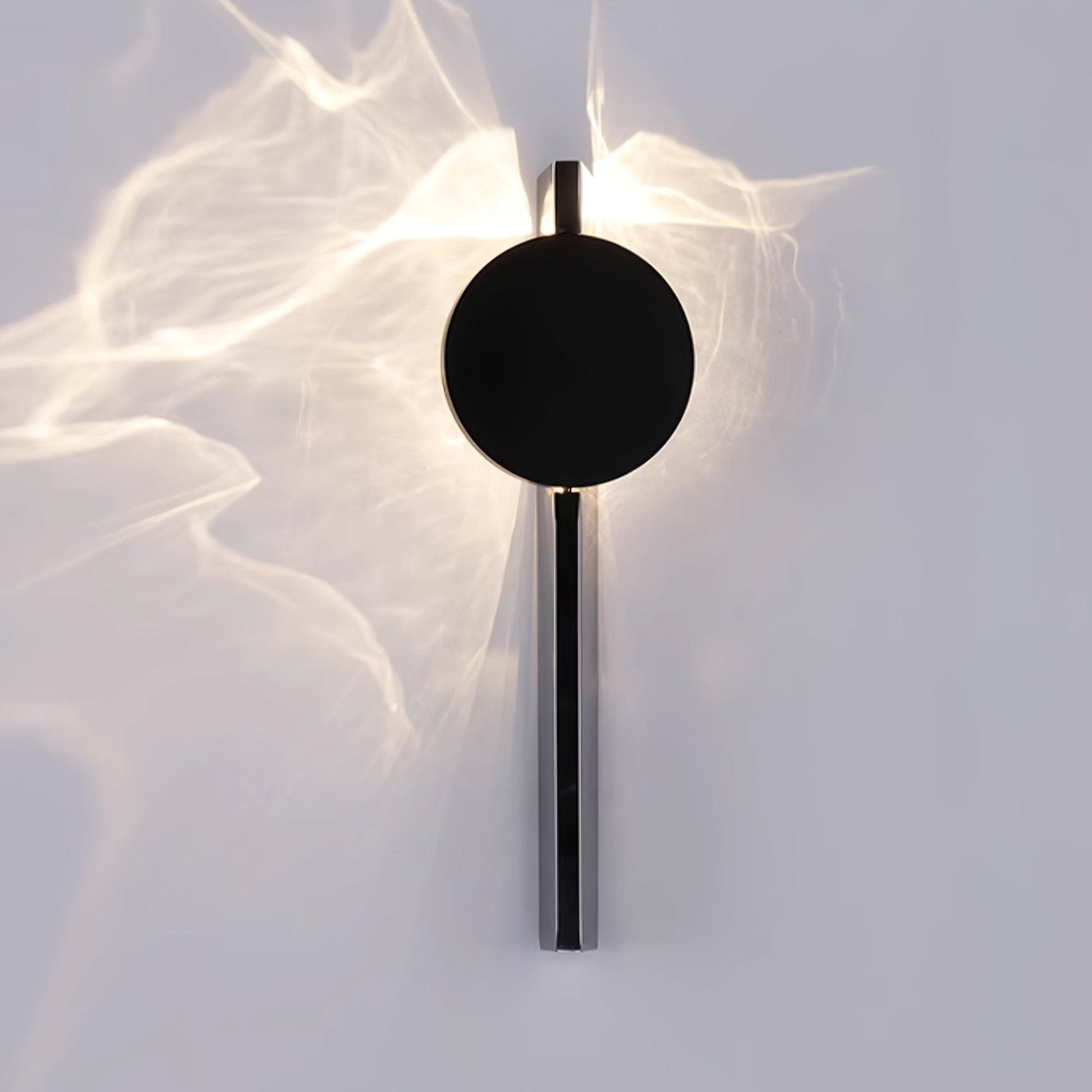 Wall Lamp Modern with Round Shade and Dramatic Light Shadow Effect