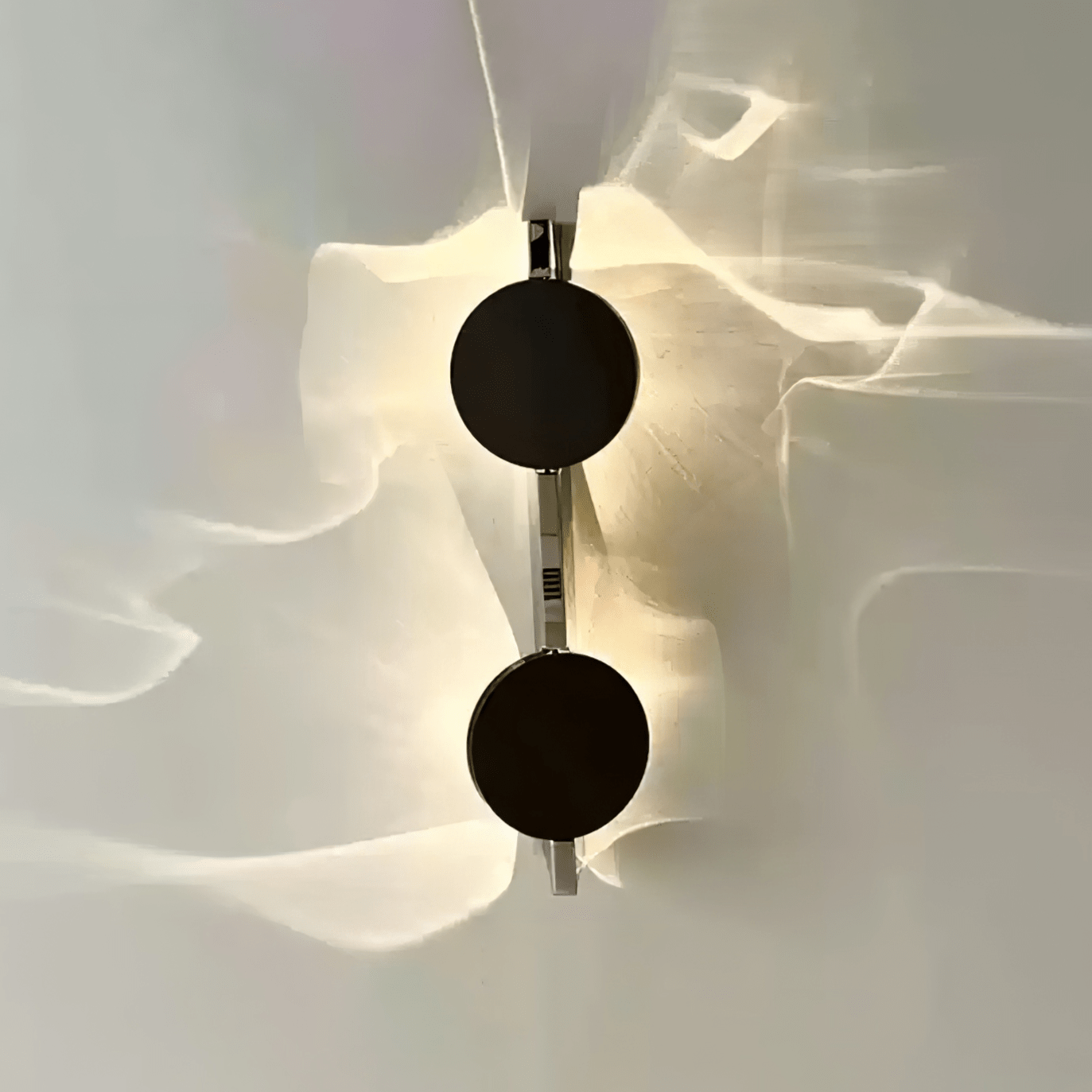 Wall Lamp Modern with Round Shade and Dramatic Light Shadow Effect