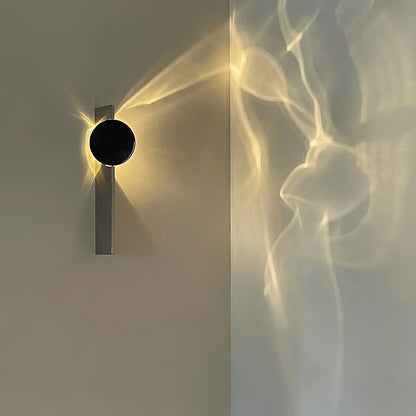 Wall Lamp Modern with Round Shade and Dramatic Light Shadow Effect
