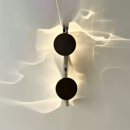 Wall Lamp Modern with Round Shade and Dramatic Light Shadow Effect
