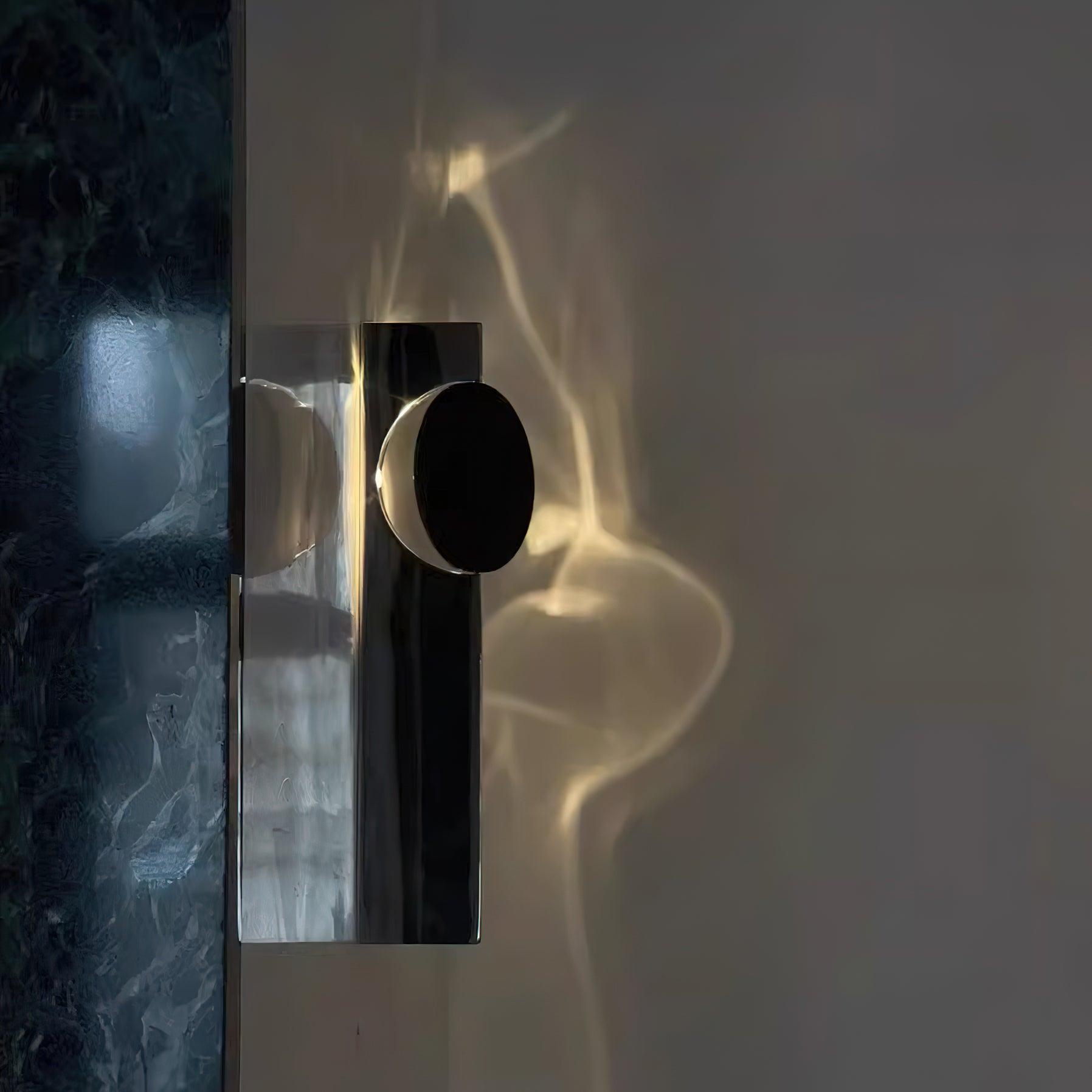 Wall Lamp Modern with Round Shade and Dramatic Light Shadow Effect