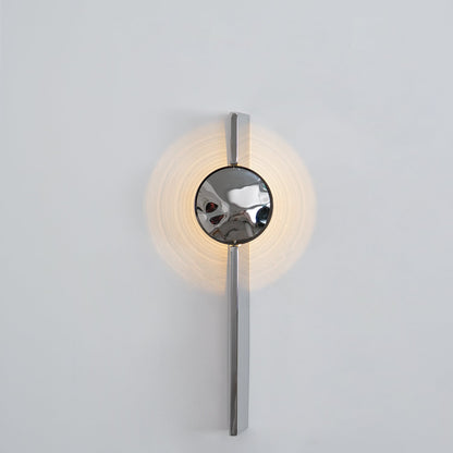 Wall Lamp Modern with Round Shade and Dramatic Light Shadow Effect