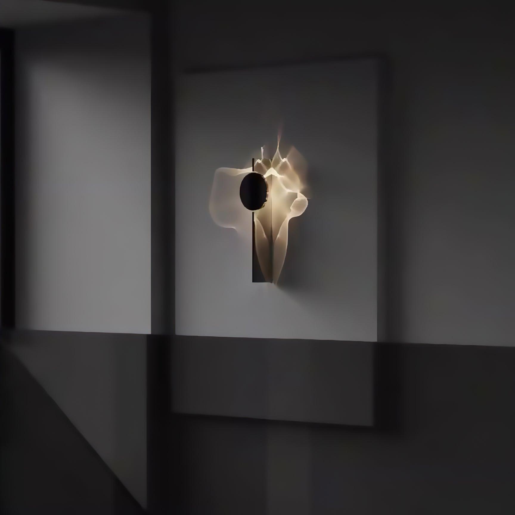 Wall Lamp Modern with Round Shade and Dramatic Light Shadow Effect