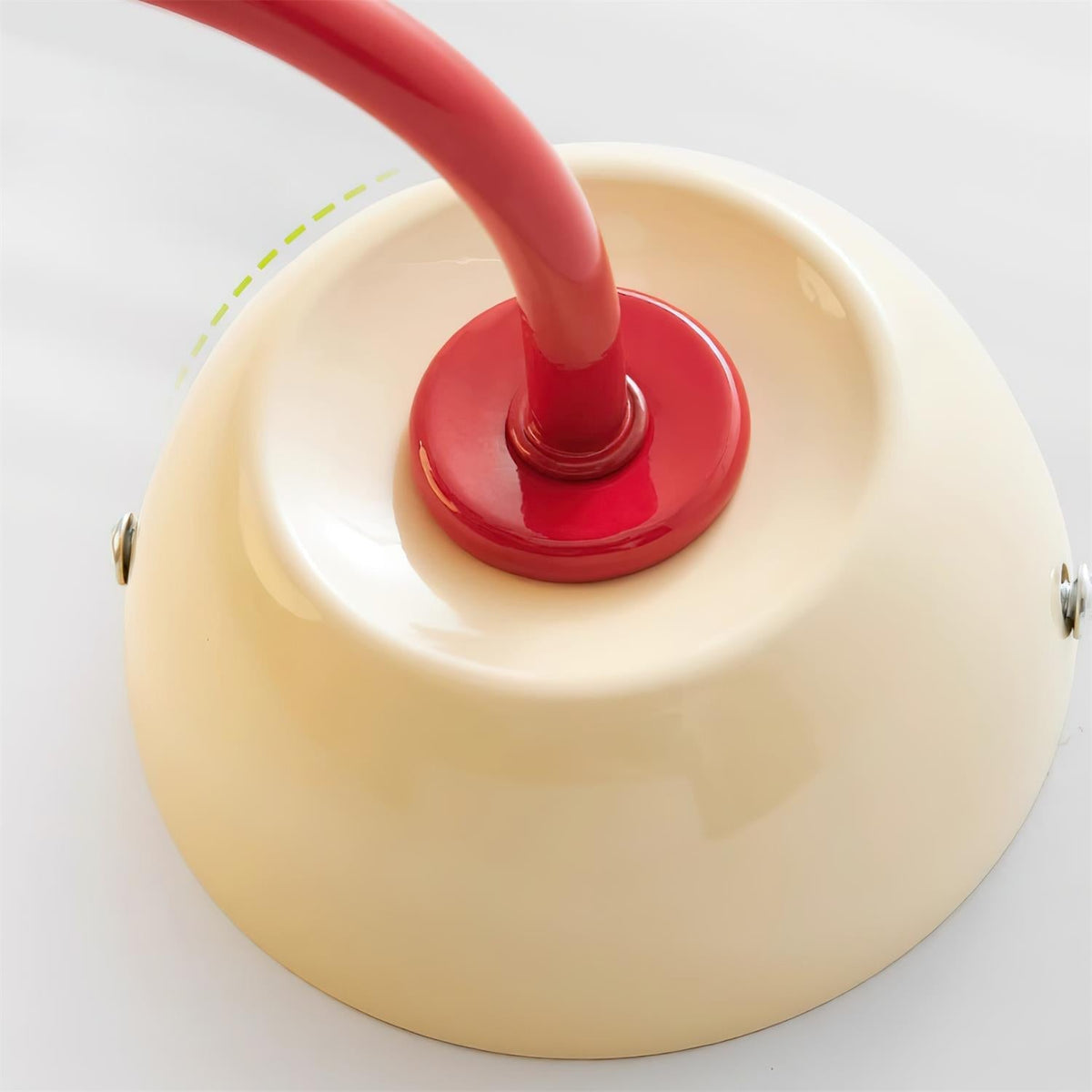 Wall Lamp Retro with Globe Shade and Curved Arm