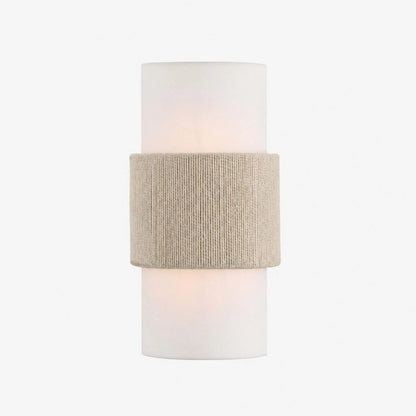 Wall Lamp Scandinavian Minimalist with Rope Band and Cylindrical Shade
