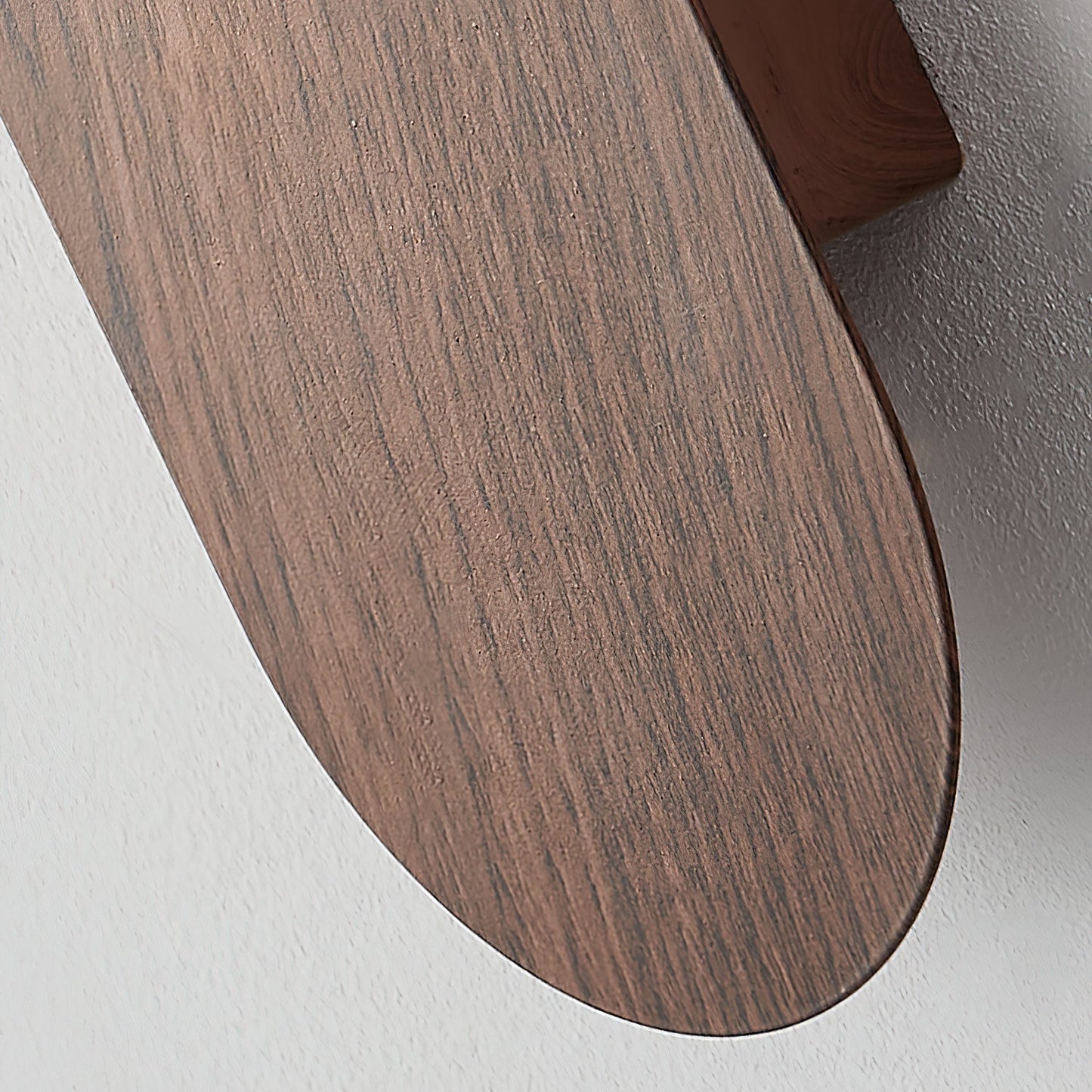 Wall Lamp Scandinavian with Globe Shade and Wood Panel