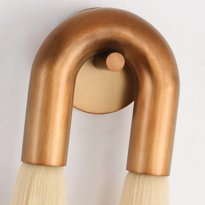 Wall Sconce Bohemian with U-Shape Arch and Frosted Glass Tubes
