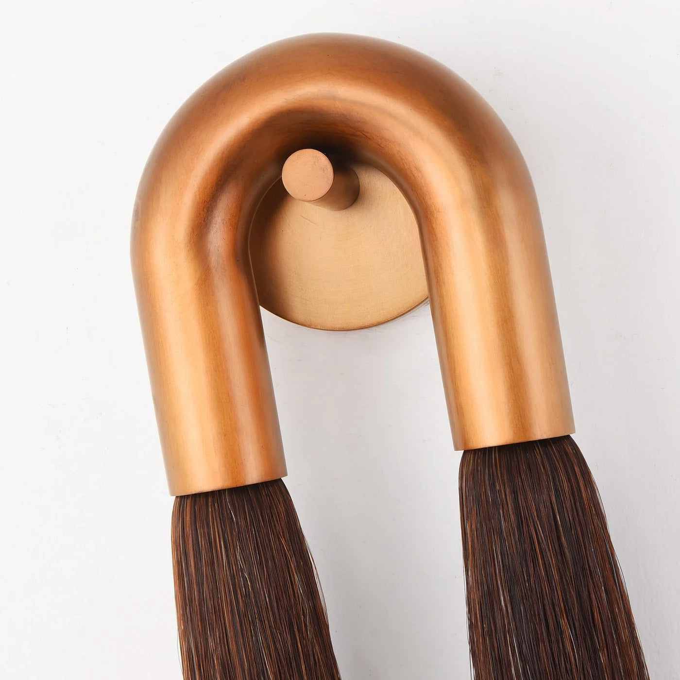 Wall Sconce Bohemian with U-Shape Arch and Frosted Glass Tubes